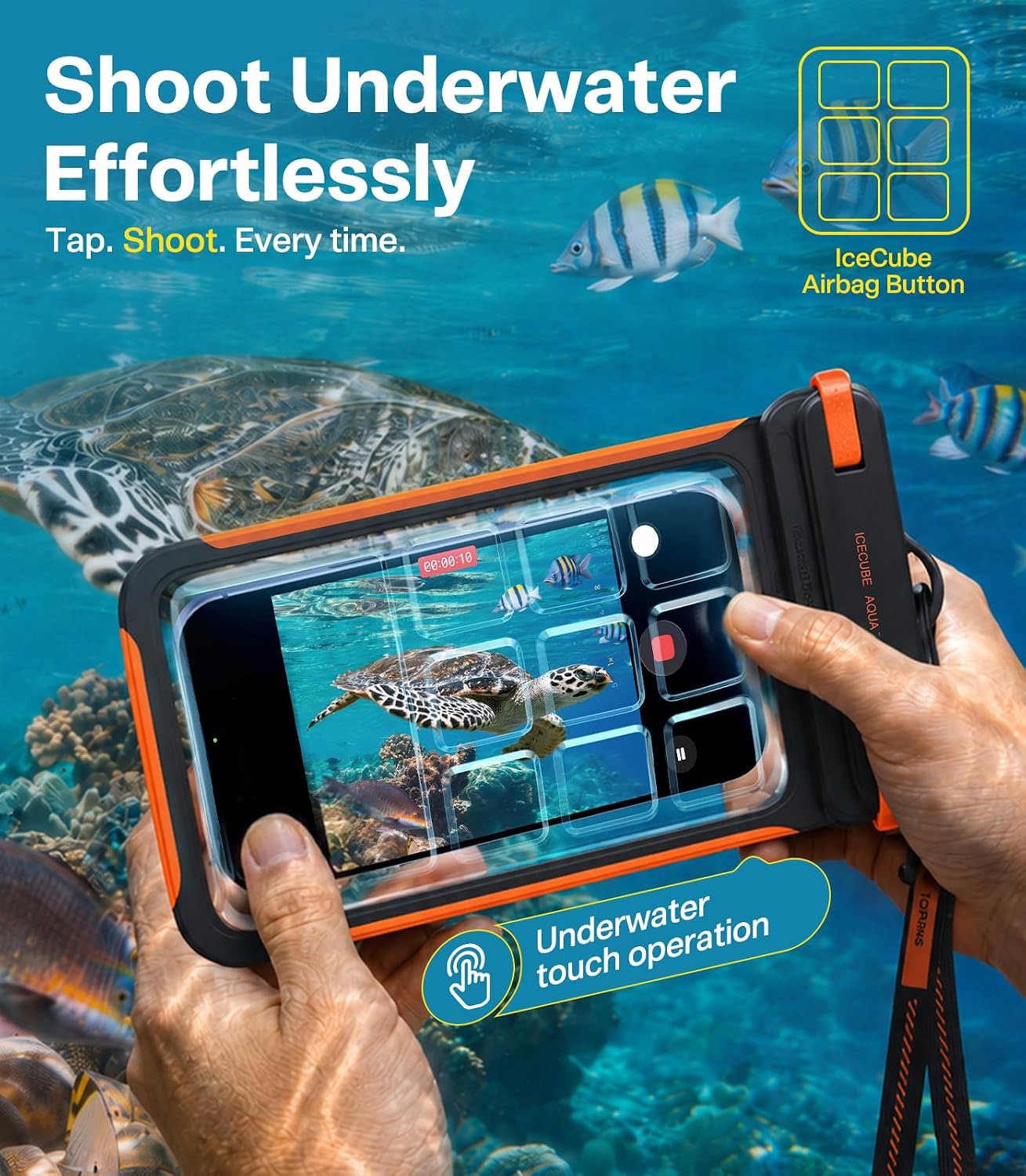 Thumbnail 2 de TORRAS IPX8 Waterproof Phone Pouch Floating: Clear underwater touch and reliable protection for iPhones and large smartphones