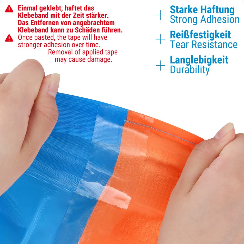 Detalle de ecooe Tent Repair Tape Transparent Waterproof – 5 m x 5 cm