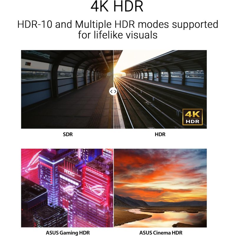 Thumbnail 1 de ASUS VY27UQ de 27" con panel IPS y 4K UHD (Eye Care)