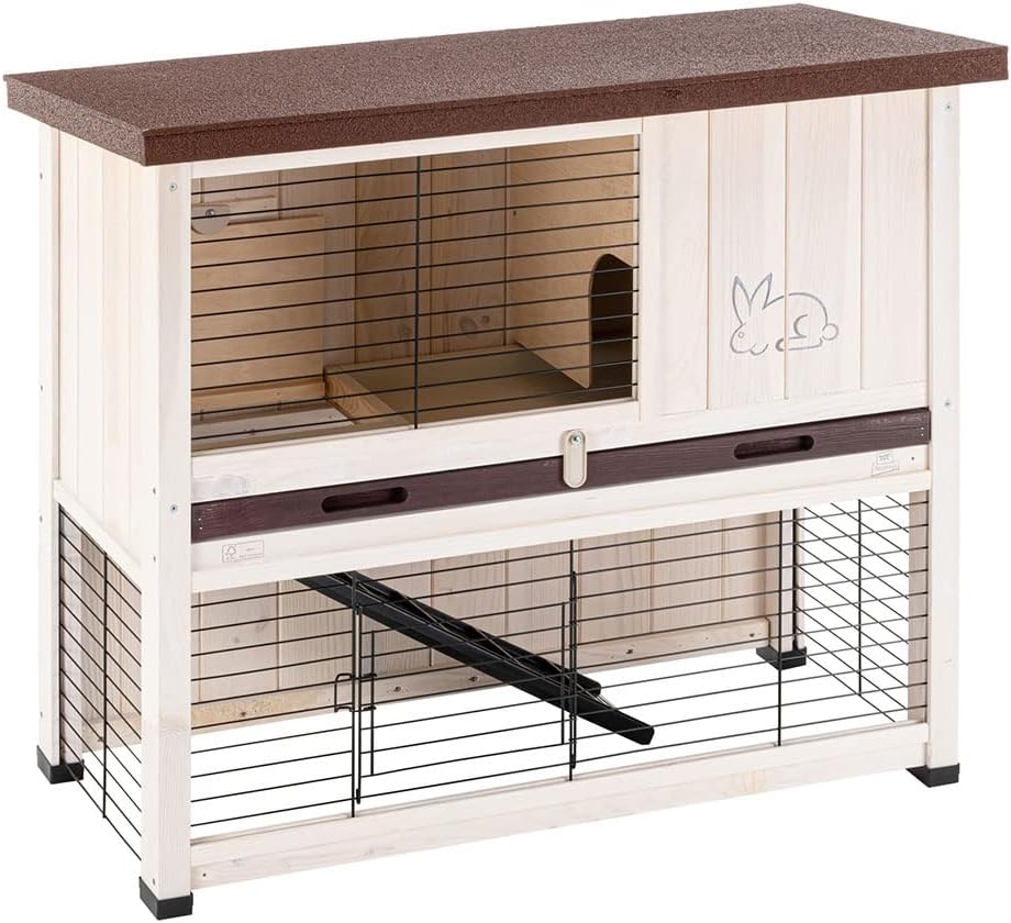 Ferplast Clapier Ranch 100 Basic en bois FSC 🐰