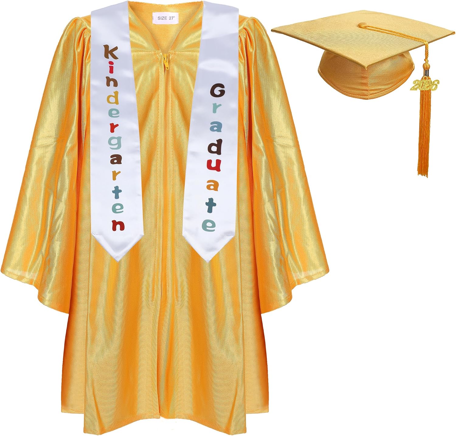 Thumbnail 6 de Newrara Kindergarten Graduation Cap and Gown Set, Polyester