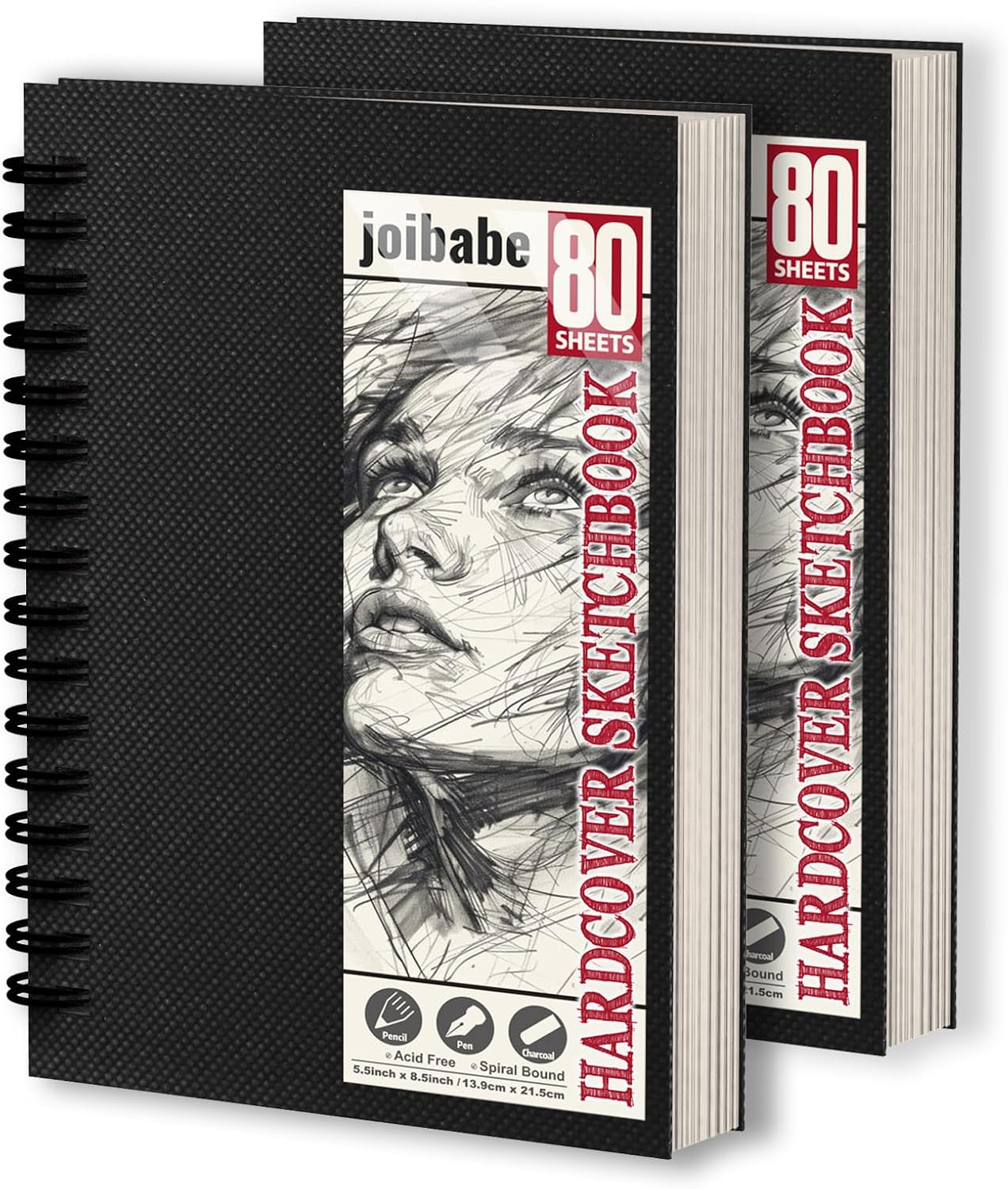 joibabe A5 Sketch Book 160 Sheets — 100gsm sketchpad 📕