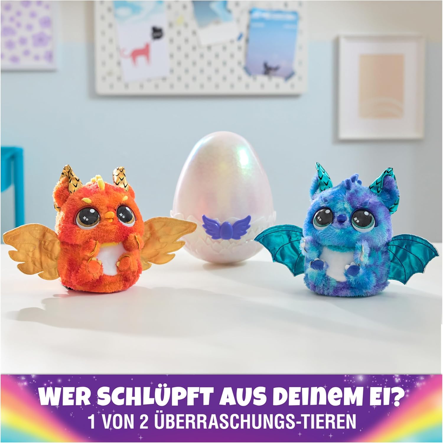 Thumbnail 4 de Hatchimals Alive Mystery Ei Draggle – magisches selbstschlüpfendes Ei ca. 25 cm, interaktives Überraschungs-Plüschtier ab 5 Jahren