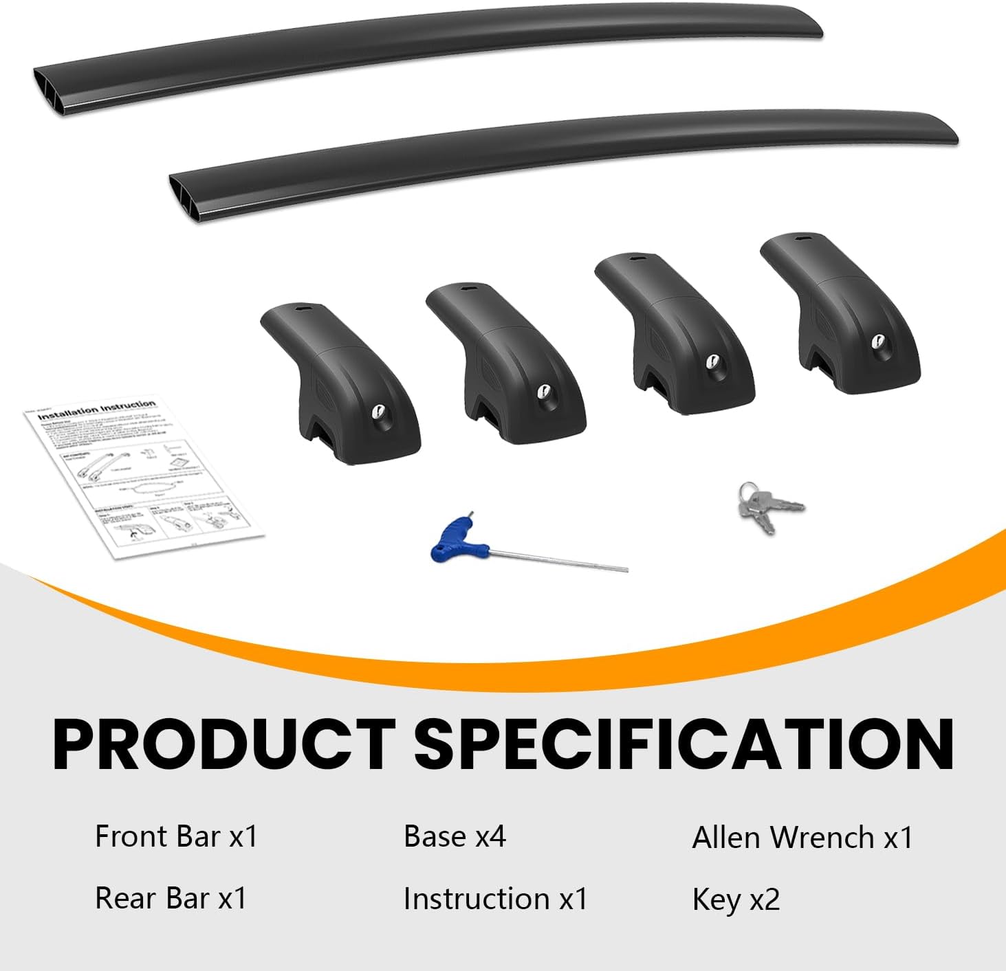 Thumbnail 6 de Roof Rack Crossbars for Subaru Forester
