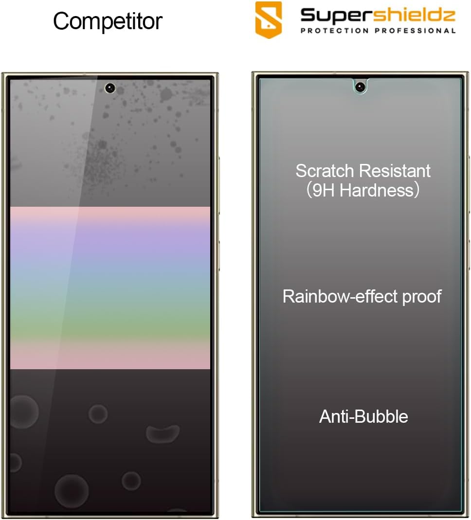 Detalle 2 de Supershieldz Galaxy S24 Ultra 3-Pack screen protector