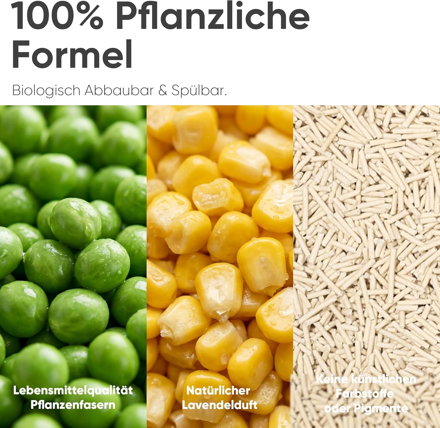 Thumbnail 1 de FUKUMARU Tofu Katzenstreu 5,4 kg – Klumpstreu aus 80% Tofu mit Maispellets