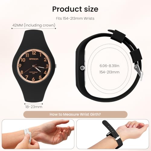 Thumbnail 1 de AOOSU Reloj mujer esfera grande 30 m
