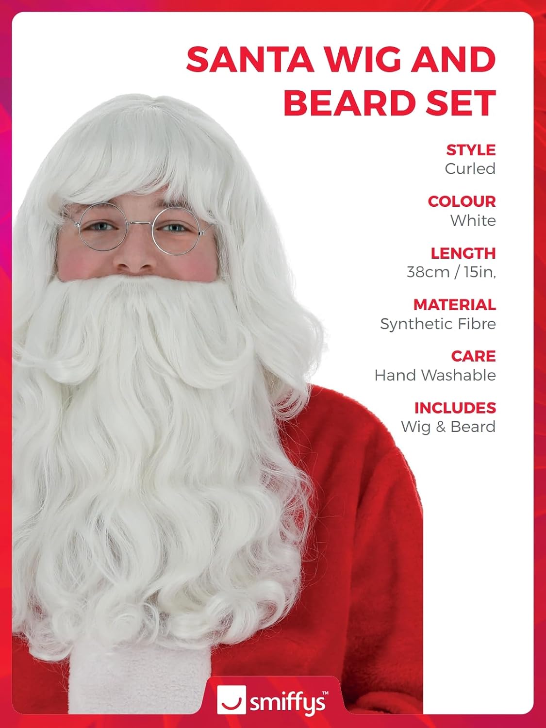 Thumbnail 2 de Smiffys Kit accessoires Père Noël 38 cm 🎭
