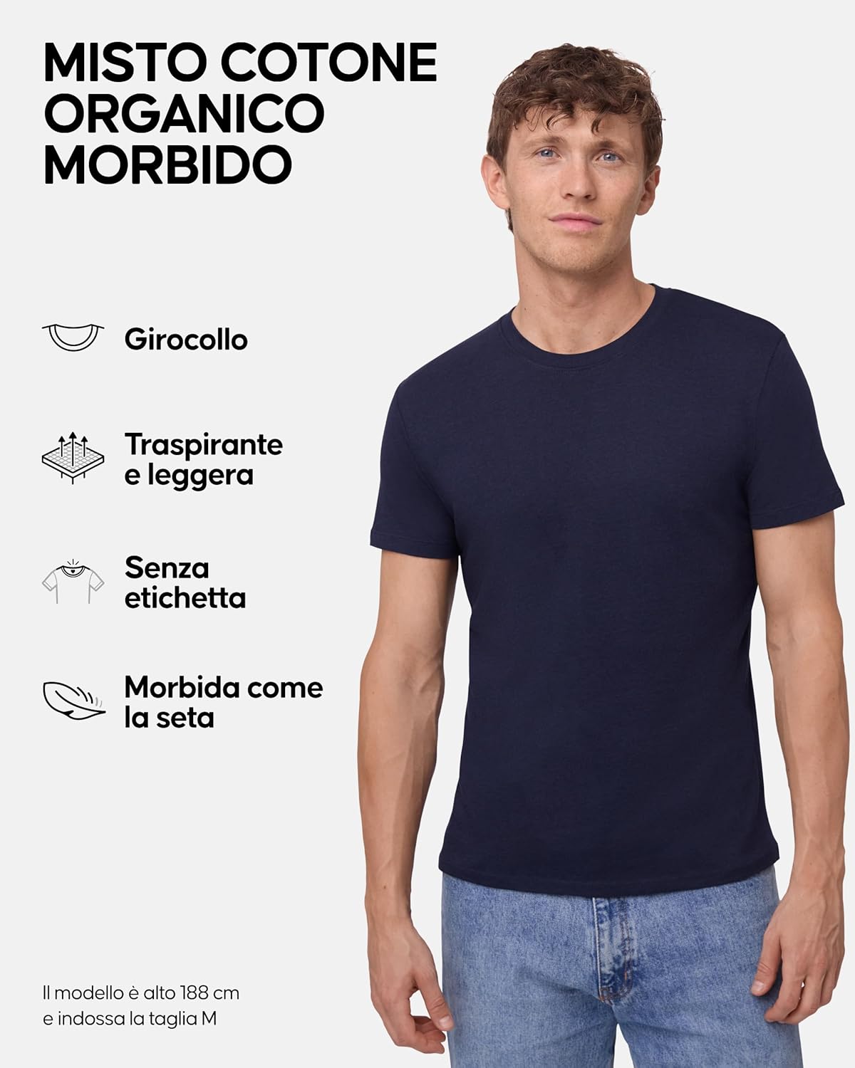 Thumbnail 1 de DANISH ENDURANCE T-Shirt Uomo 4 pezzi