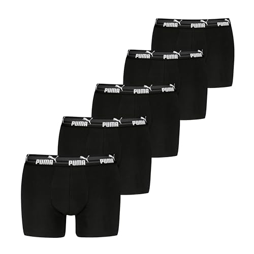 Detalle de PUMA calzoncillos bóxer pack 5 negro L