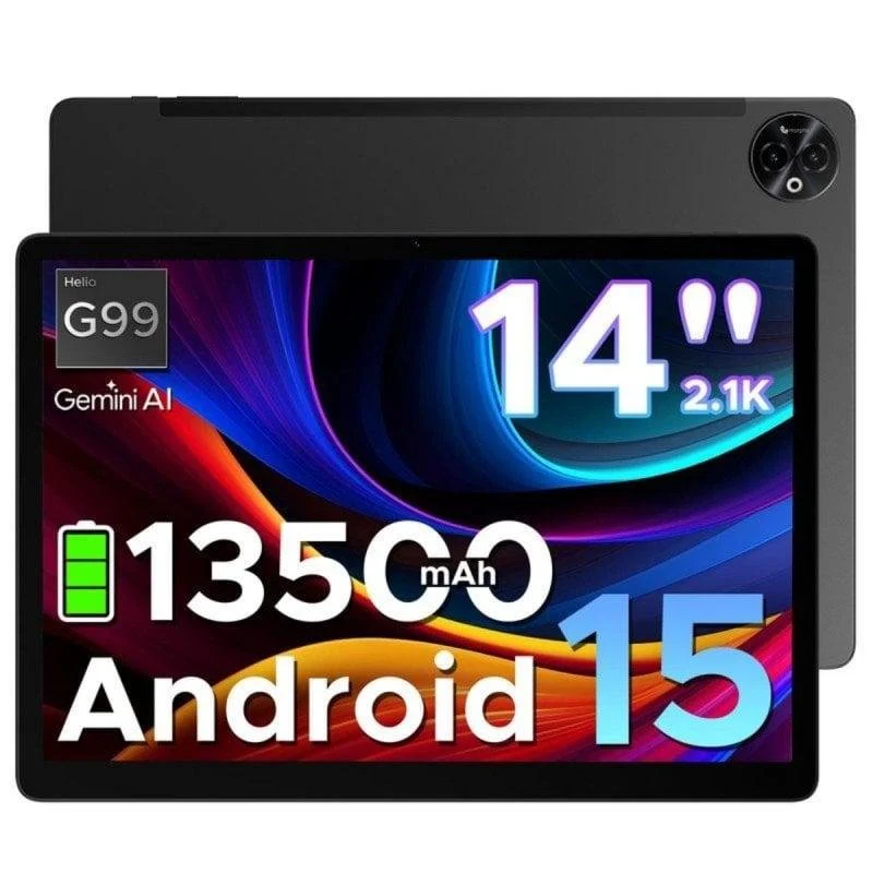 Detalle de Doogee Tab E3 Max 4G de 14" con 32 GB/256 GB en Negro: ficha de compra práctica