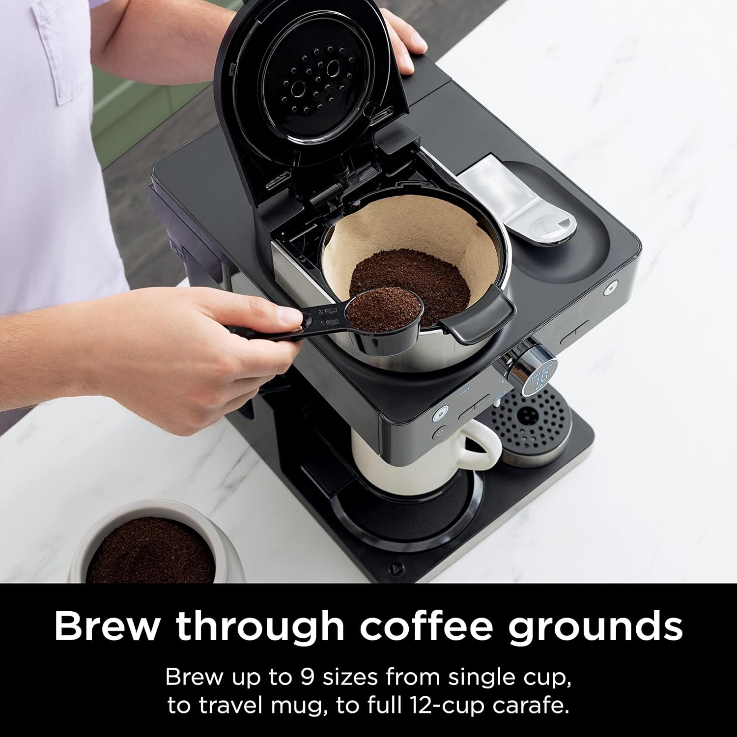 Detalle de Ninja Espresso & Coffee Maker & Barista System CFN601