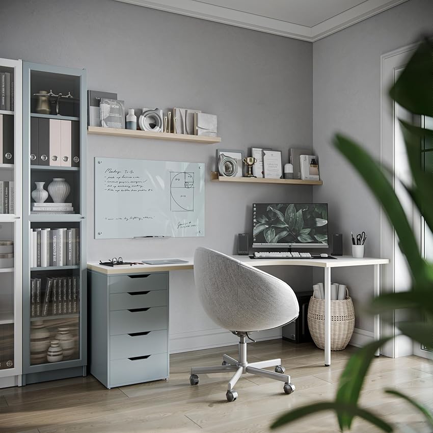 Thumbnail 4 de U Brands pizarra cristal 89x58 cm borrado en seco