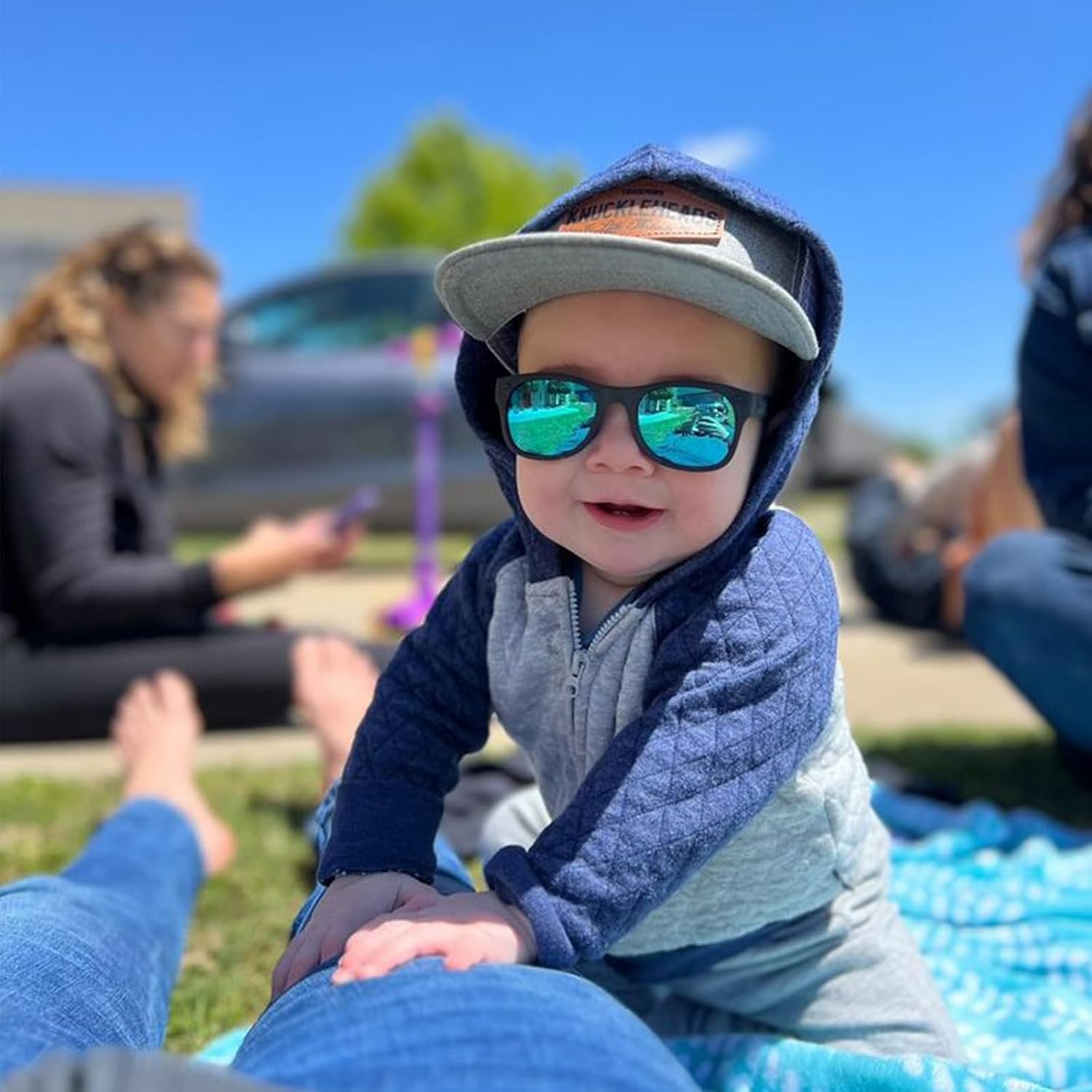 Detalle de Musivon Baby Sunglasses 6 Months - 2.5 Years: Flexible, UV-blocking Sunglasses for Toddlers