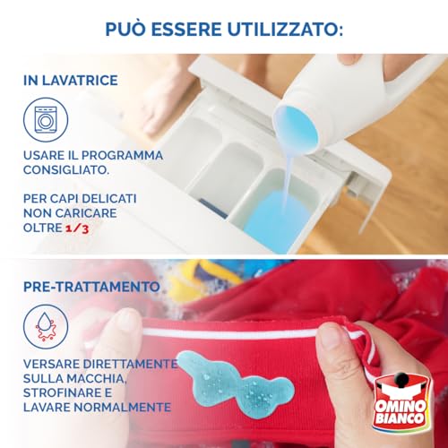 Thumbnail 3 de Omino Bianco Detersivo Lavatrice Igienizzante 132 Lavaggi, 1760 ml × 3