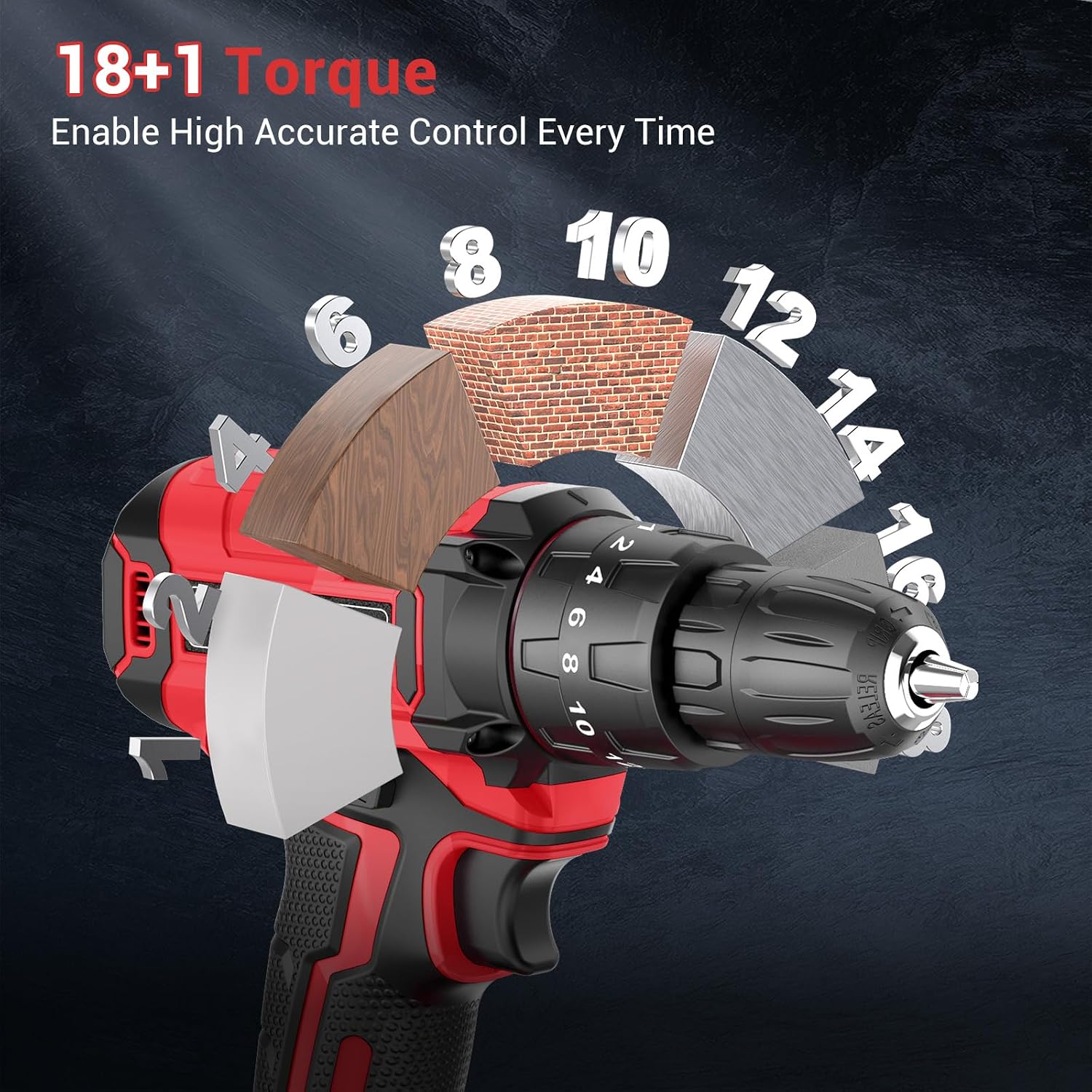 Detalle 2 de BETENST Avvitatore a Batteria 21V: Potenza, versatilità e praticità per il fai-da-te