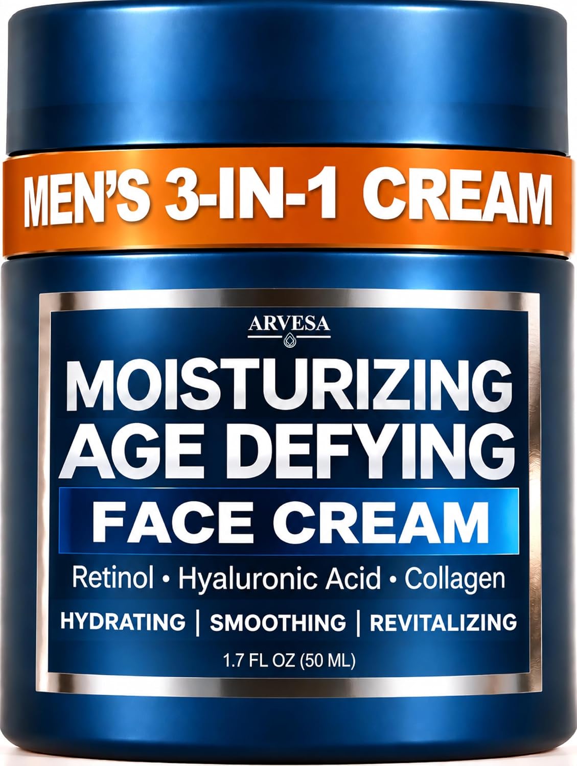 Detalle de Arvesa ZRL4 Men’s Face Moisturizer with Retinol and Collagen