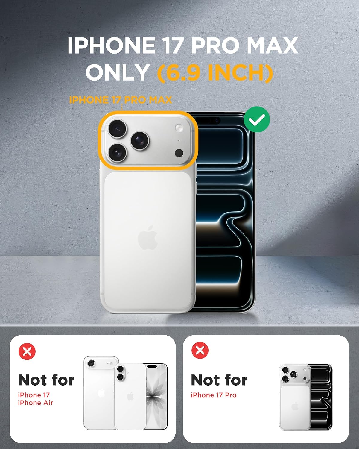 Thumbnail 6 de Miracase iPhone 17 Pro Max magnetic case 6.9"