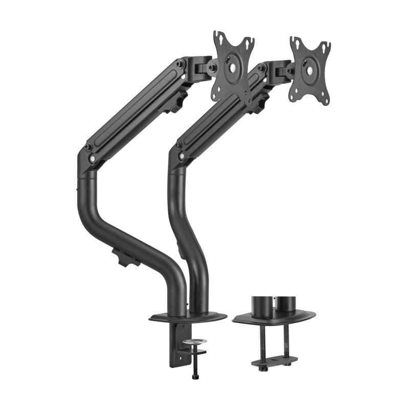 Detalle de Aisens DT32TSR-141: Soporte contrapeso Eco 2 brazos para 17"–32" (VESA 75×75/100×100)