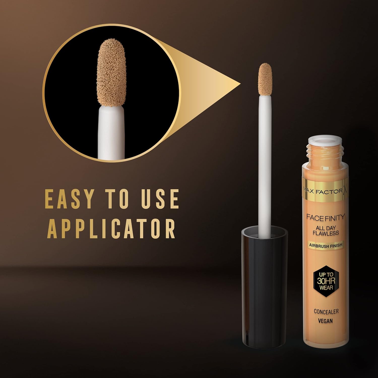 Detalle de Max Factor Correttore Facefinity All Day Flawless - Correttore liquido vegan da 7,8 ml nel tono 040