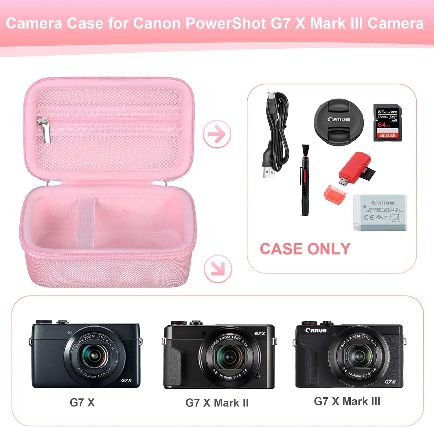 Thumbnail 2 de RAIALL Camera Case for Canon G7 X