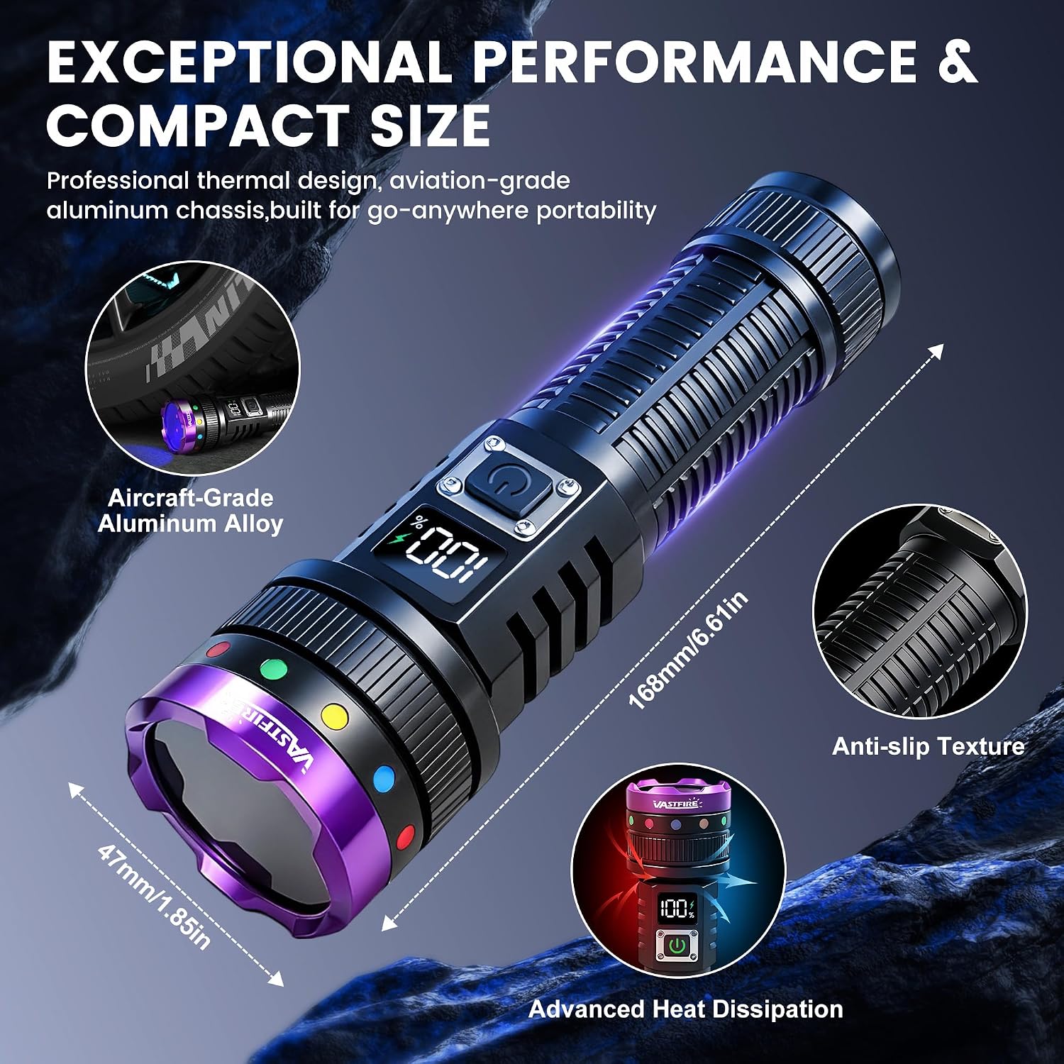 Thumbnail 6 de VASTFIRE 365nm UV Torch 30W