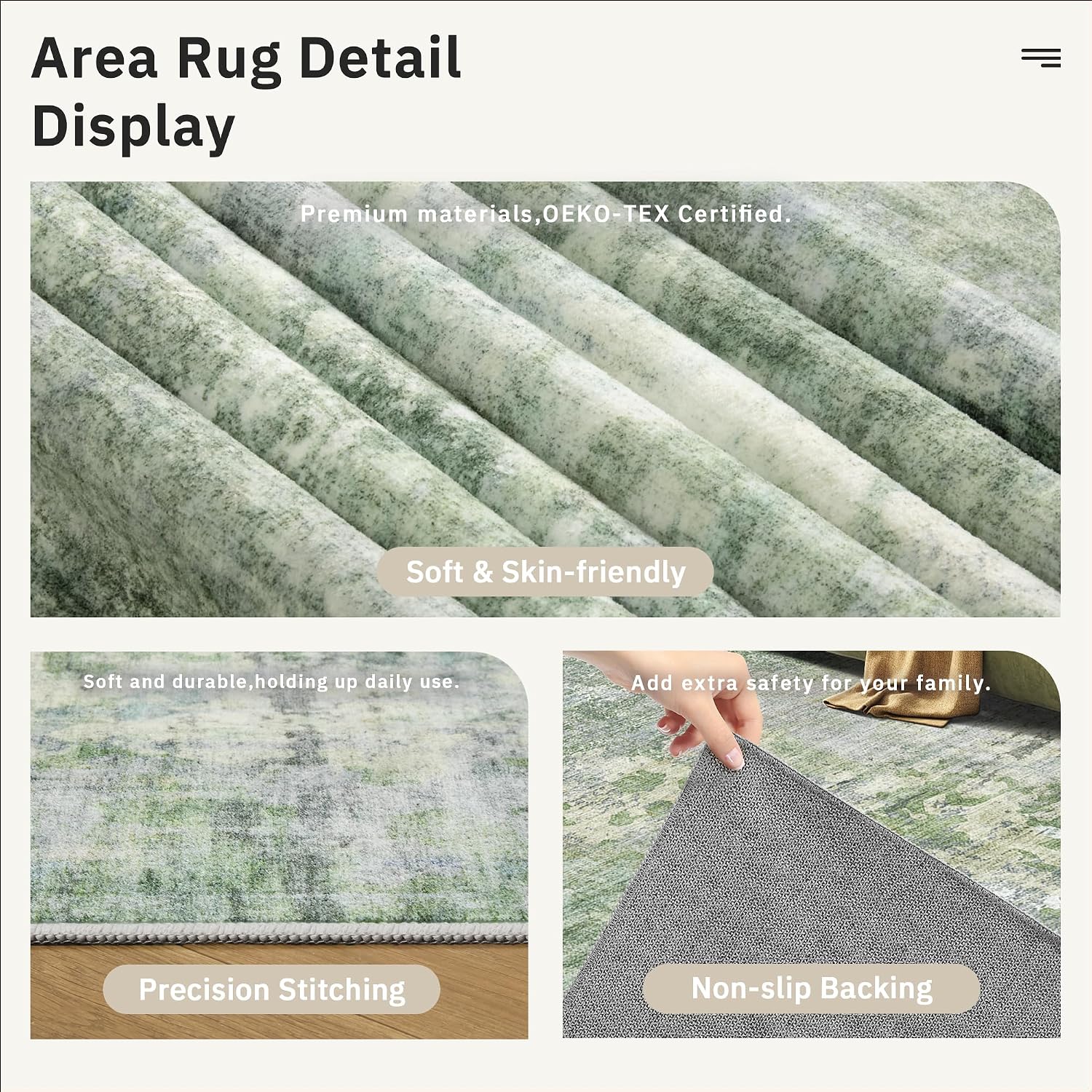Detalle de Soalmost Area Rug 5x7