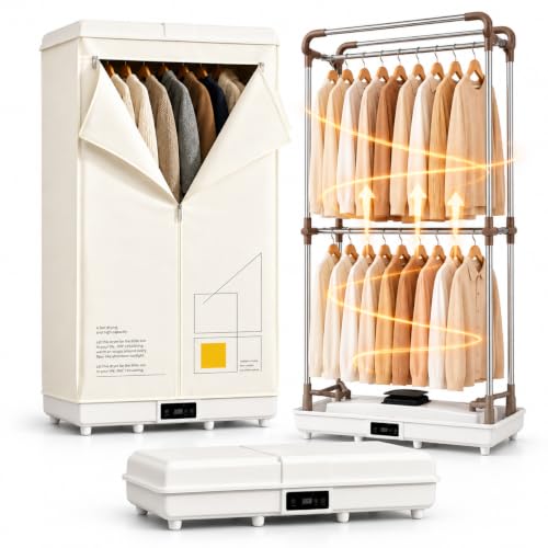 Detalle de COSICOSY Electric Clothes Dryer, 1500W, Two-Tier, 10kg Capacity