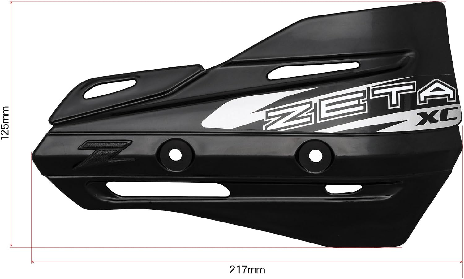 Detalle 1 de ZETA RACING F5310 XCプロテクター ホワイト アーマーハンドガード専用・ラージサイズ