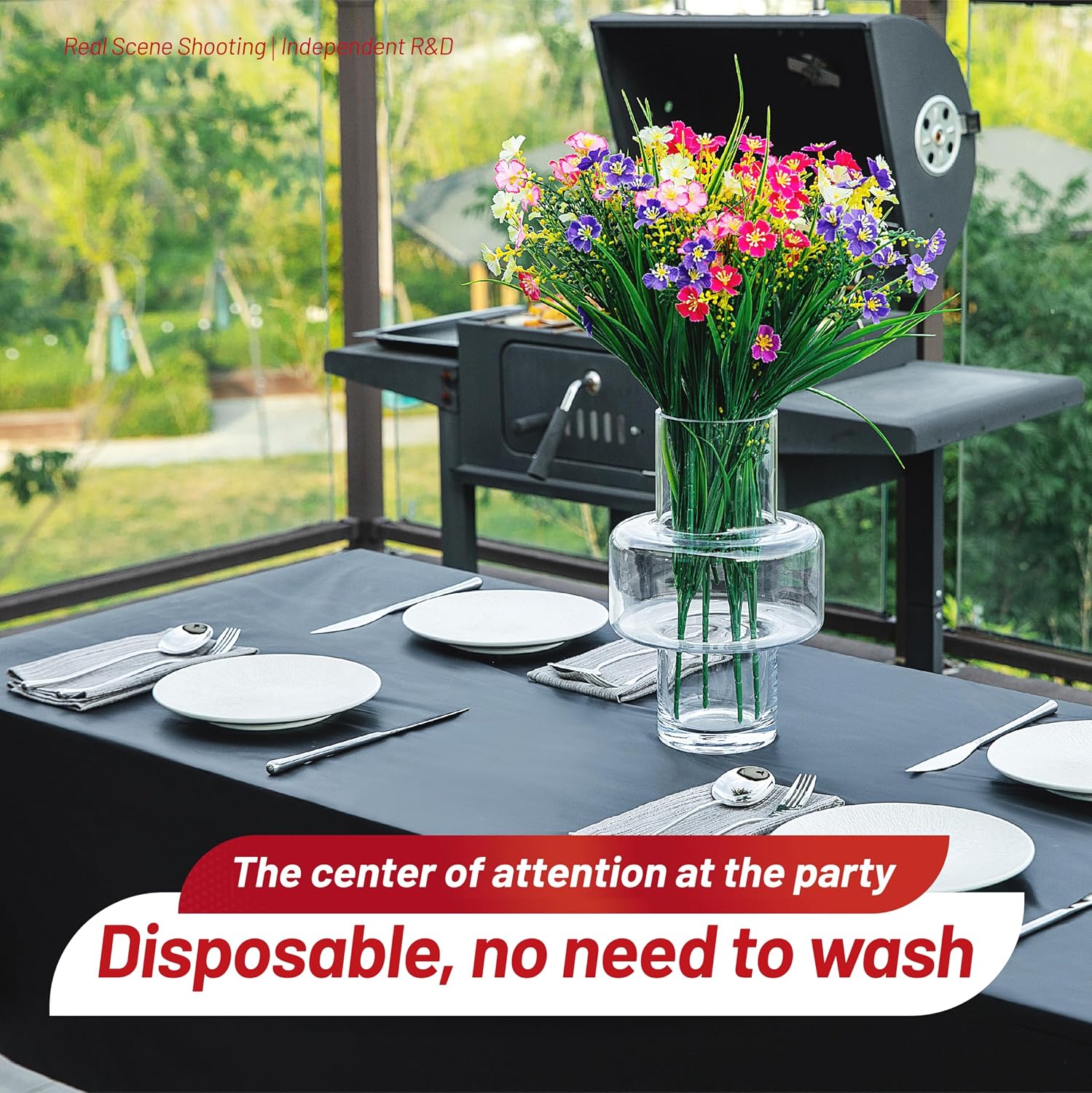 Detalle 2 de Plastic Tablecloth Roll 310 Ft