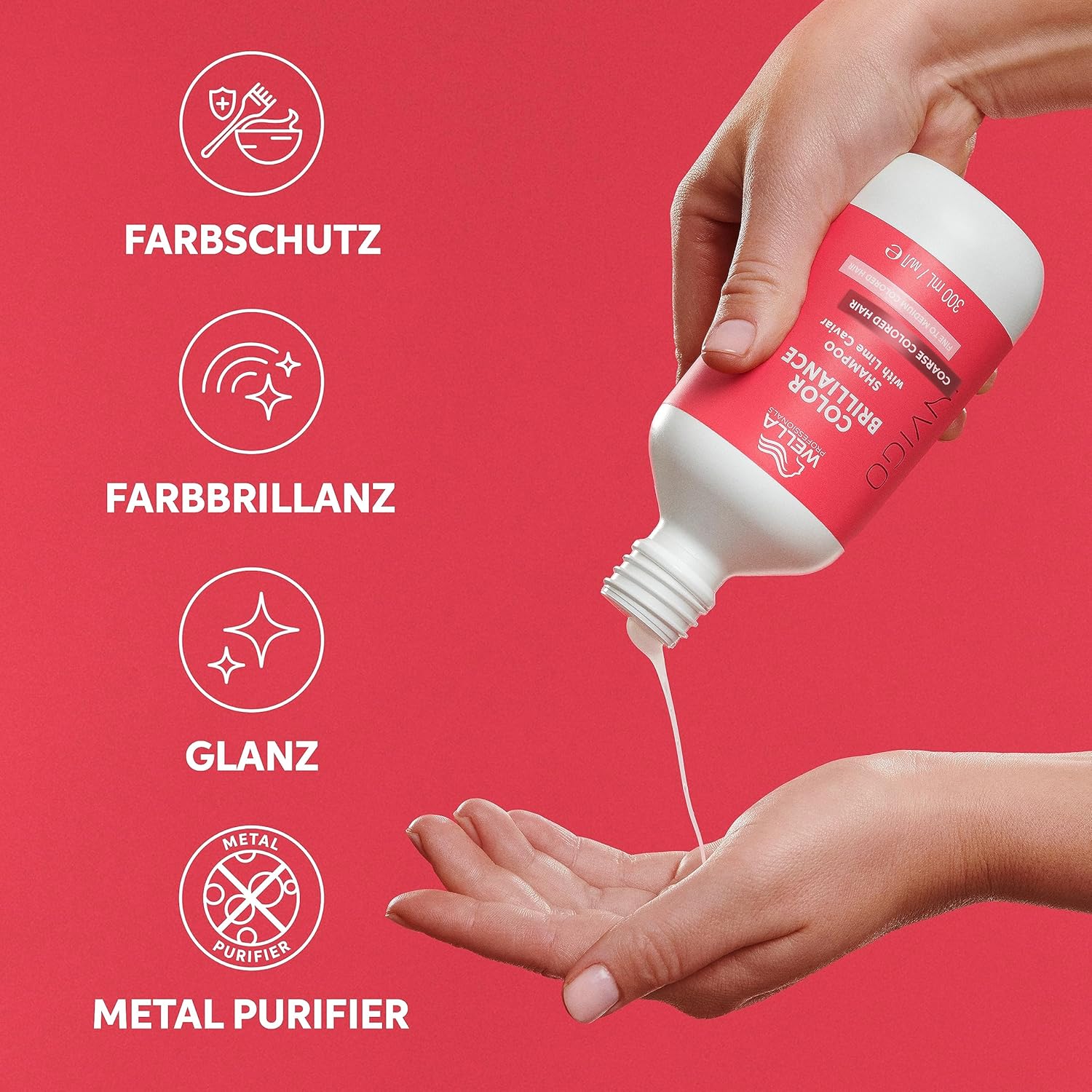 Thumbnail 1 de Wella Professionals Invigo Color Brilliance Shampoo Coarse – Glanzshampoo für dickes, gefärbtes Haar (300 ml)