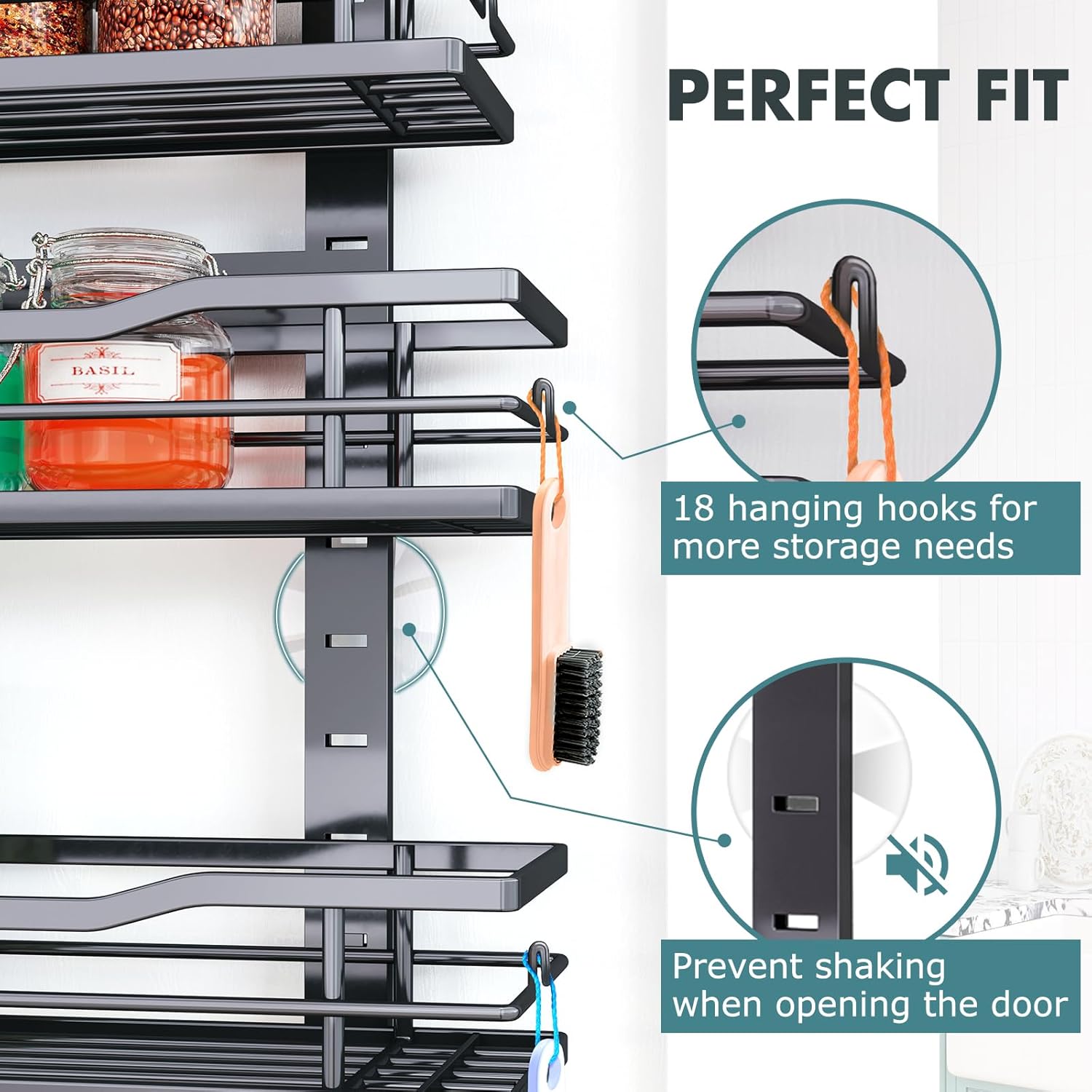 Thumbnail 5 de Eastherry Over The Door 9-Tier Pantry Organizer 🍽