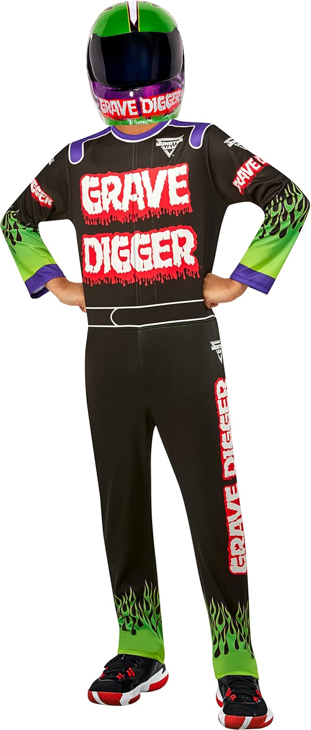 Thumbnail 5 de Rubies Monster Jam El Toro Loco Kids' Costume with Jumpsuit and Lift-Up Visor
