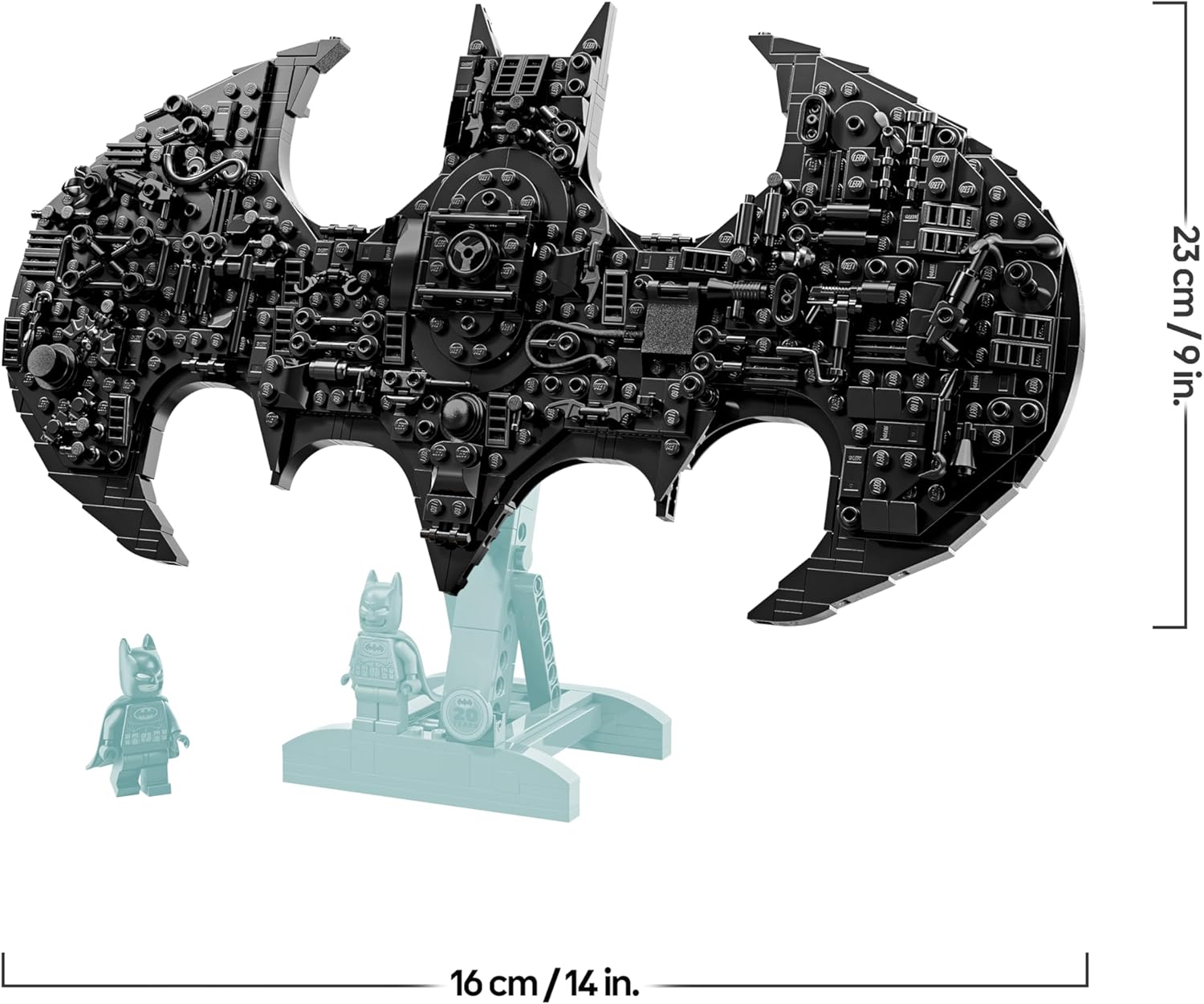Thumbnail 6 de LEGO DC Batman: Batman Logo 76330 – Kreatives Display-Set mit Minifiguren
