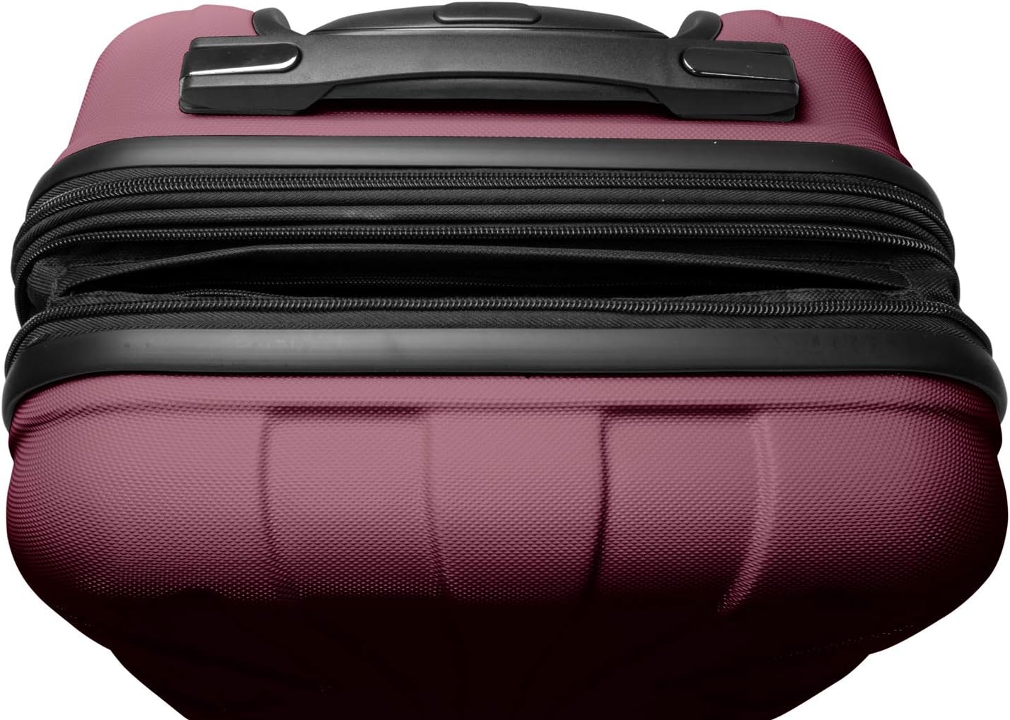 Detalle de SUITLINE Trolley Cabine Extensible en ABS 100% – Valise rigide avec compartiment pour ordinateur portable (55 cm, 38 L, Burgund)