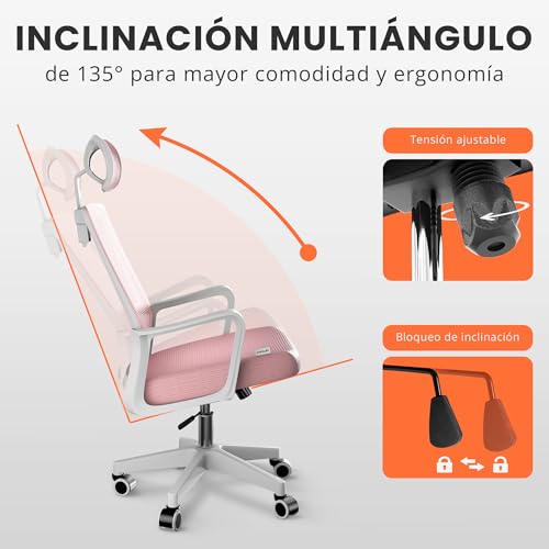 Thumbnail 7 de JUPPLIES Silla de Oficina Ergonómica 🪑 Ajustable y Reclinable