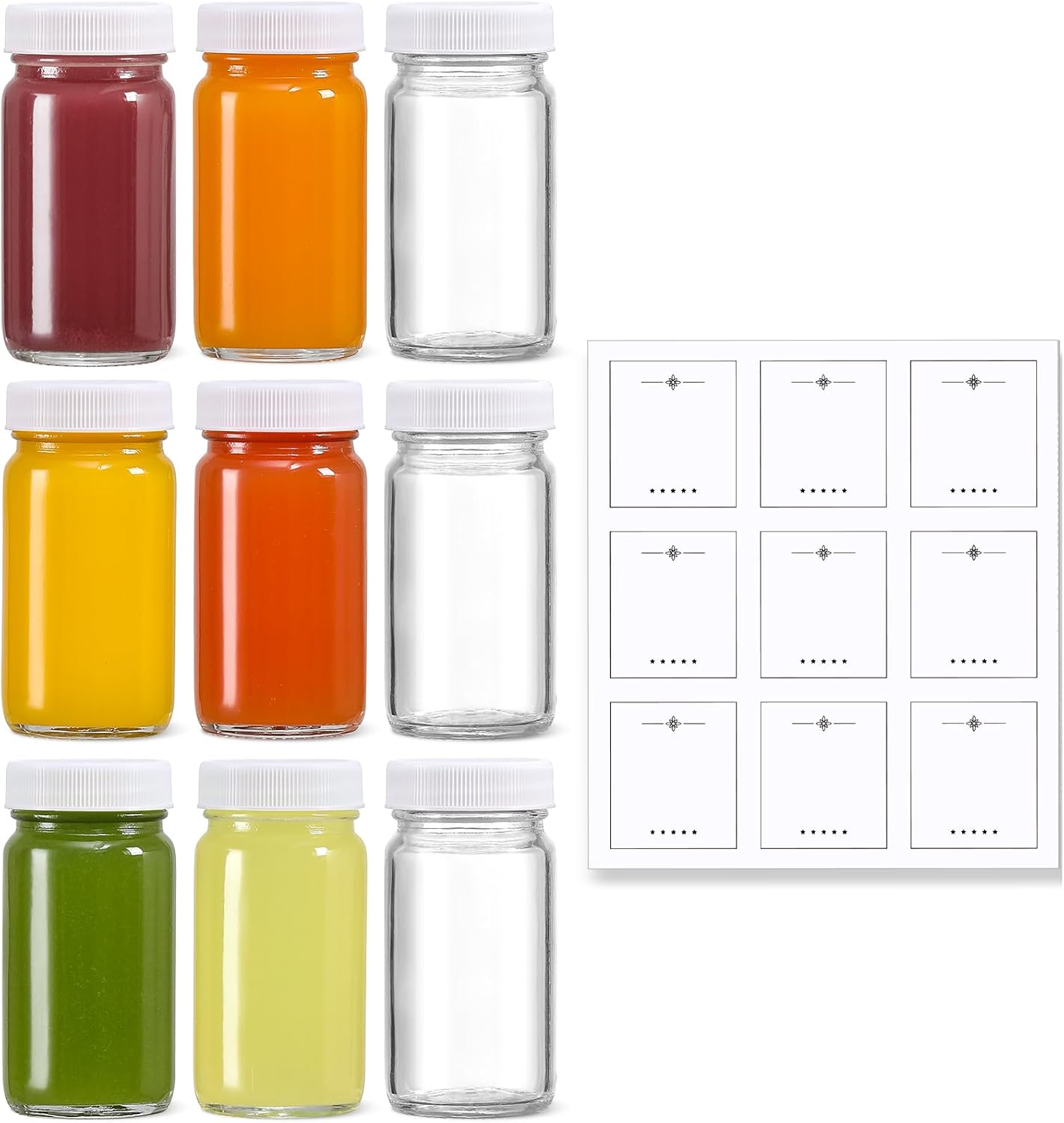 Thumbnail 6 de LANDNEOO 15 Pack 2 oz Glass Shot Bottles