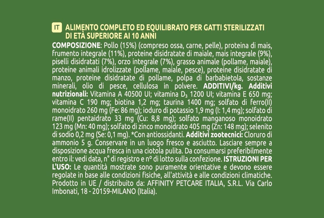 Detalle 2 de Ultima Sterilizzati Senior 10 kg 🐱