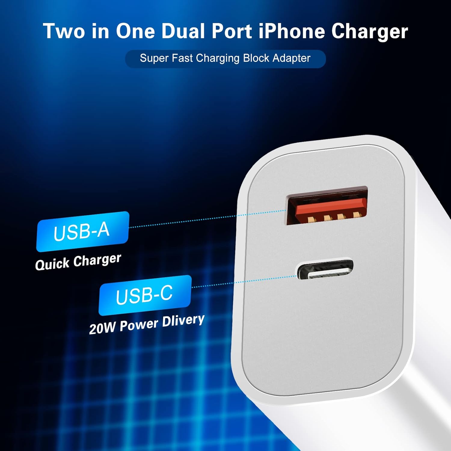 Thumbnail 4 de Apple Fast Charger iPhone Dual Port 2-Pack