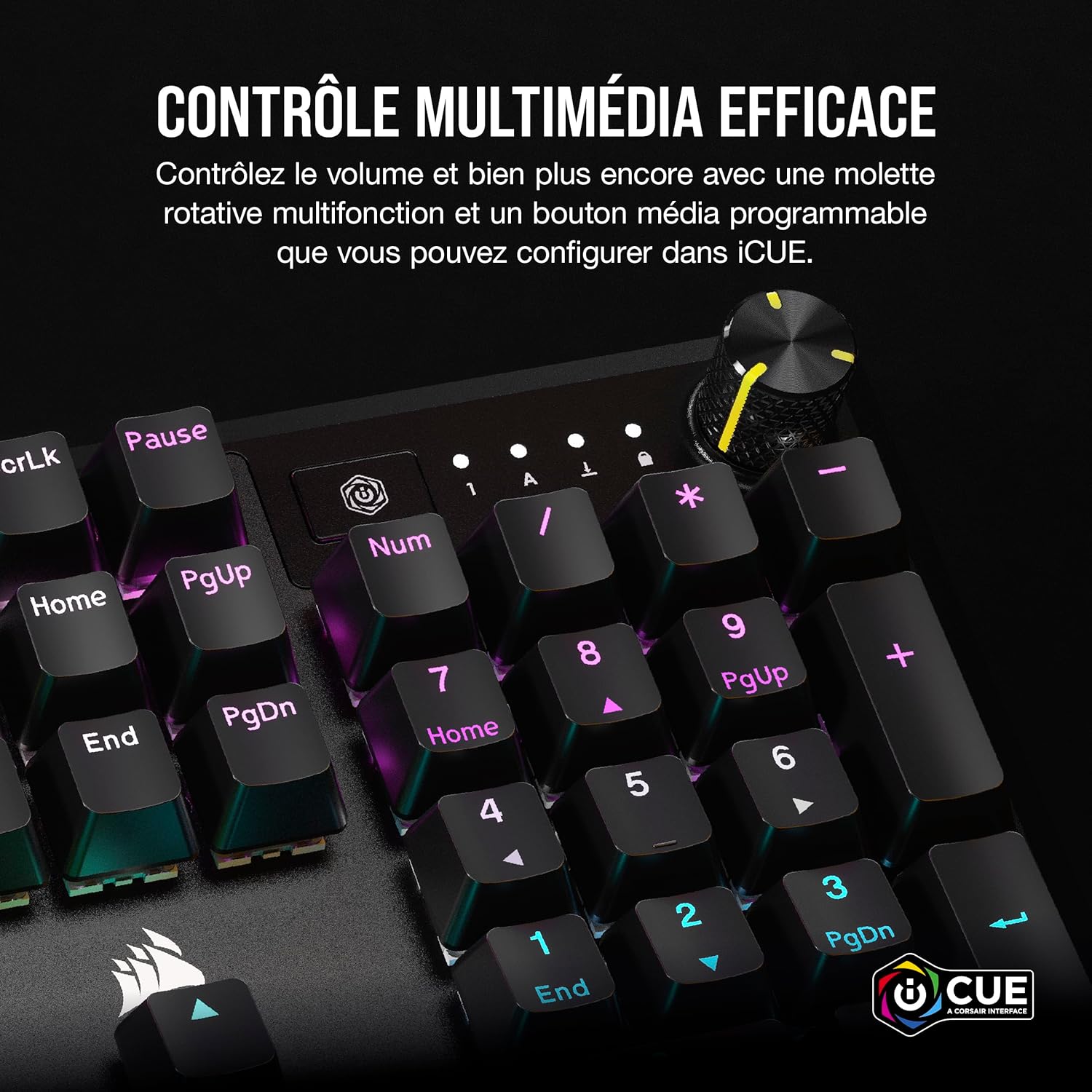 Thumbnail 3 de CORSAIR K70 CORE Clavier Mécanique RGB Noir
