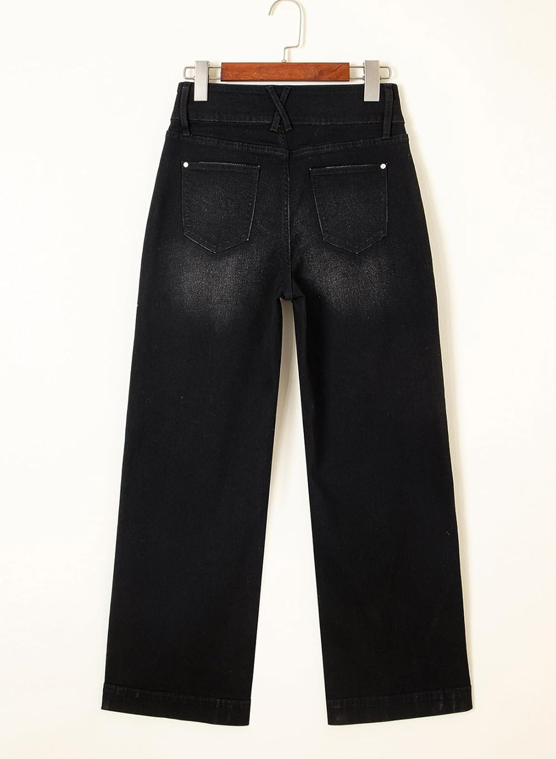 Thumbnail 5 de Astylish Women's High Waisted Wide Leg Straight Jeans