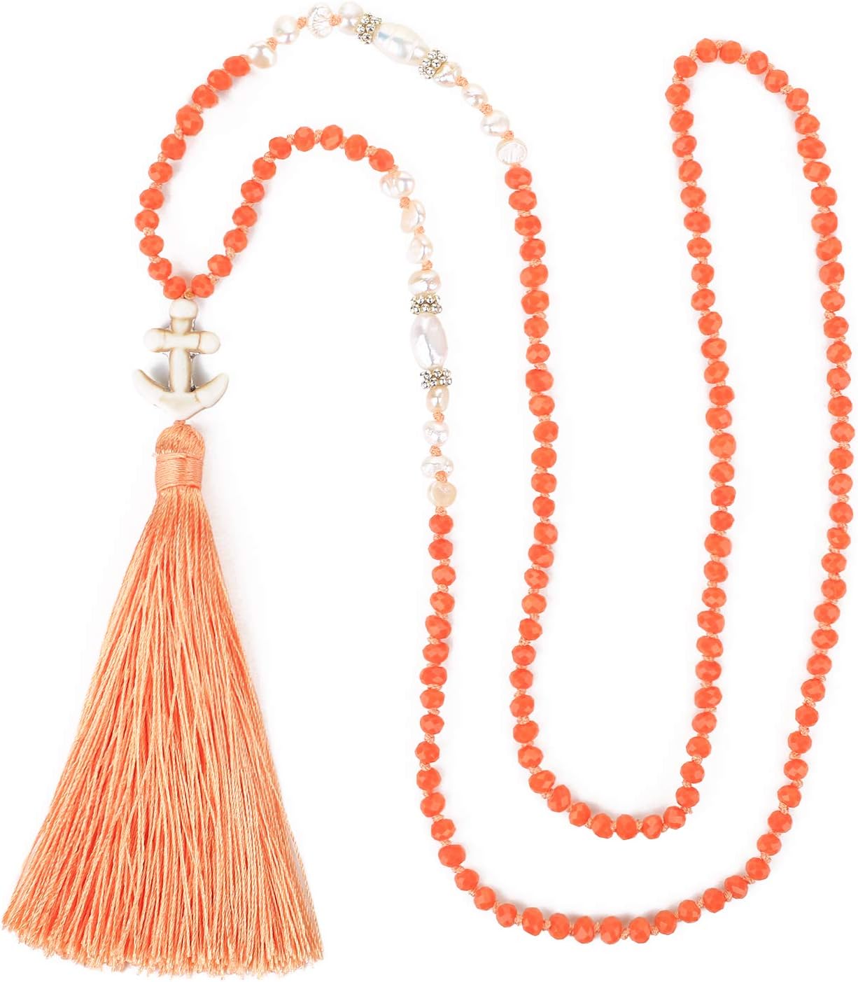 Detalle de KELITCH Crystal Necklace 32-Inch