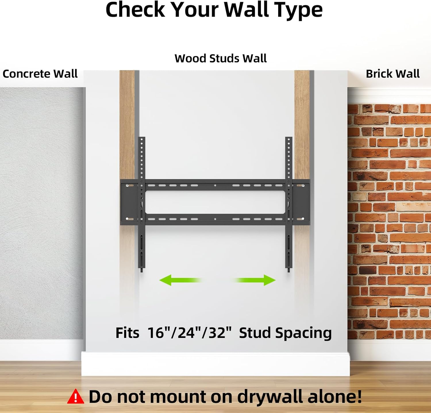Thumbnail 3 de USX MOUNT Fixed TV Wall Mount 65-120 inch
