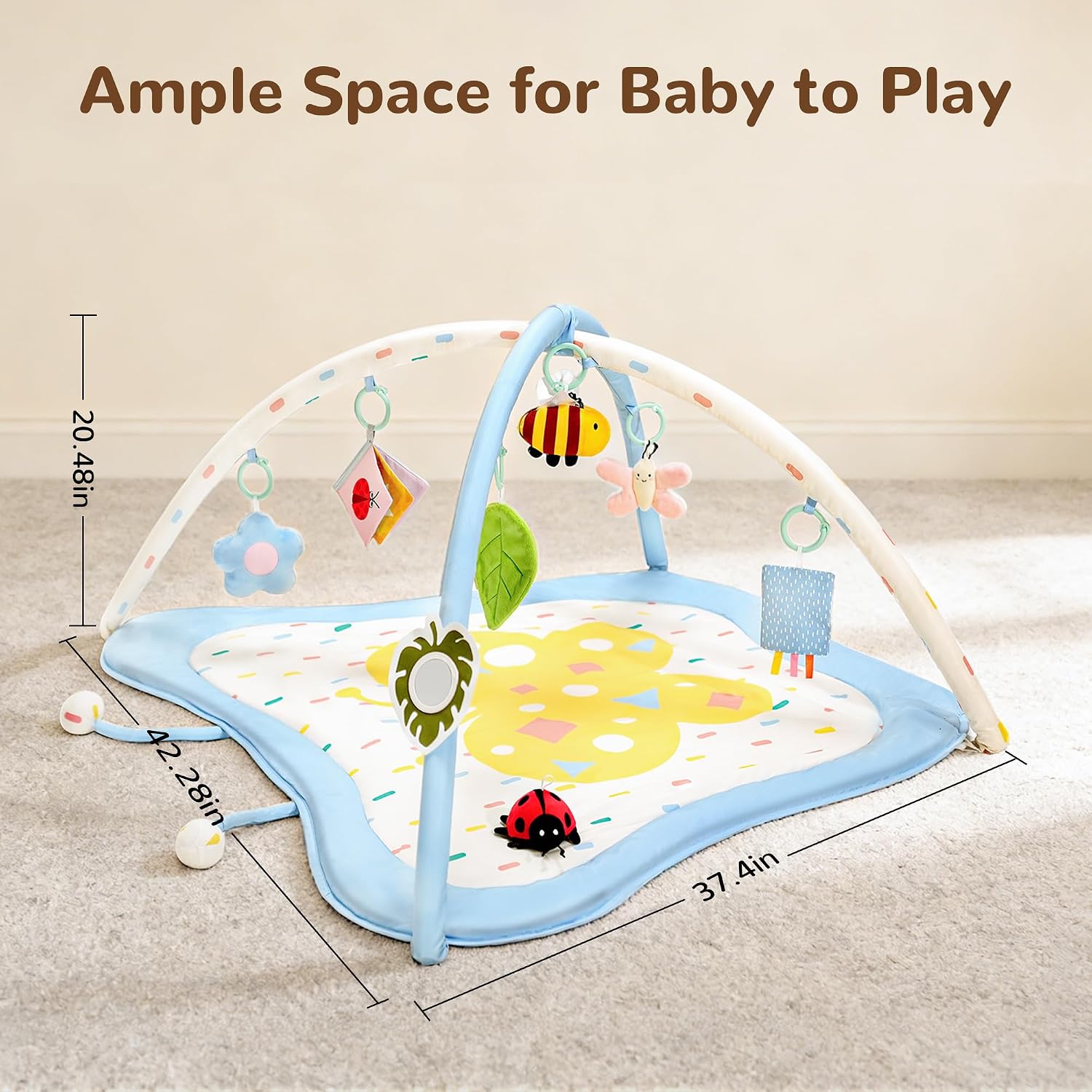 Detalle 1 de Pamo Babe Baby Play Gym, 8 Toys