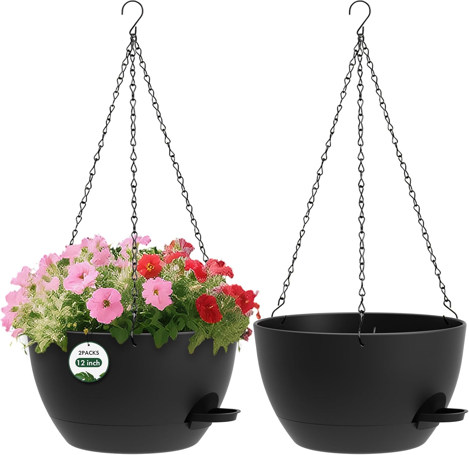 Detalle de AHJZO Hanging Planters, 12-Inch