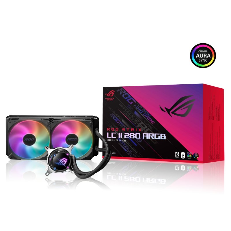 Detalle 2 de ASUS ROG STRIX LC II 280 ARGB Kit refrigeración líquida 280 mm