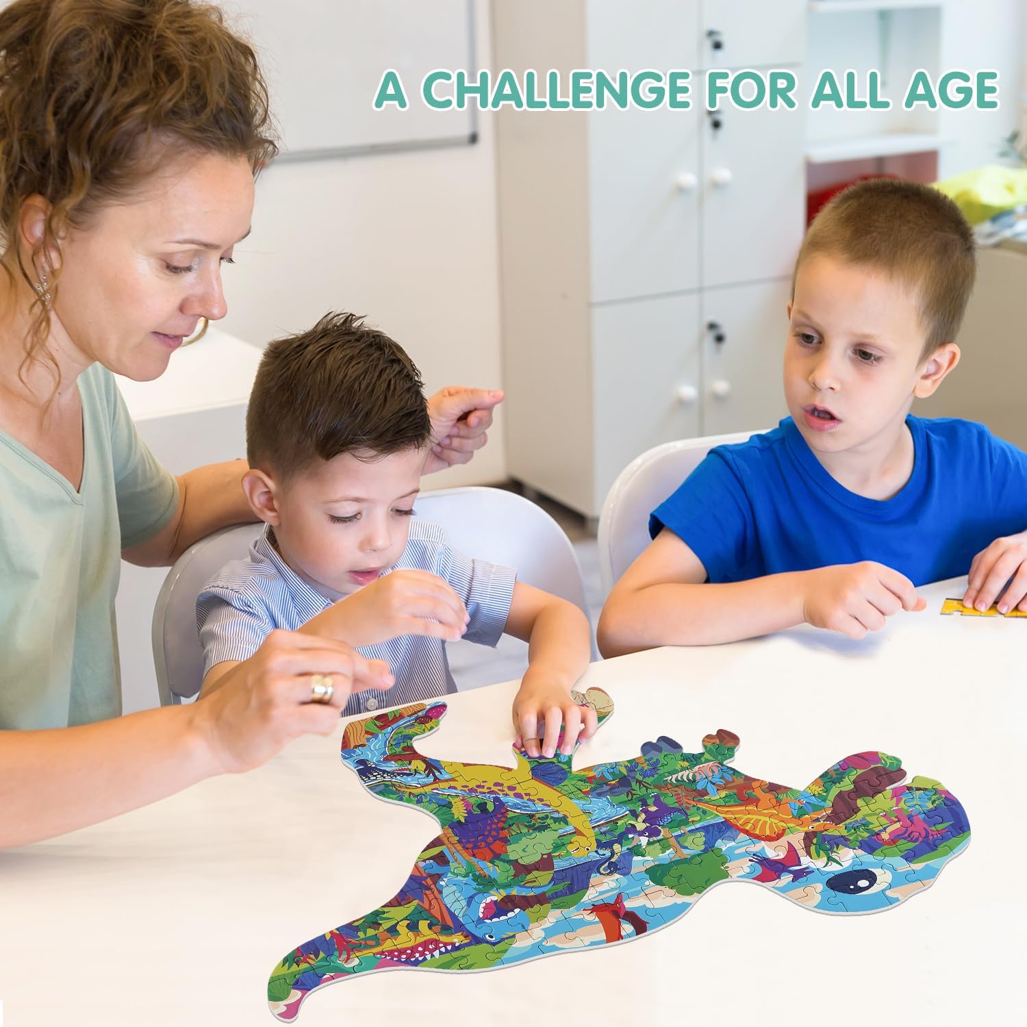 Thumbnail 6 de Tyrannosaurus Rex Jigsaw Puzzle for Kids — 105 Large Pieces by AivaToba