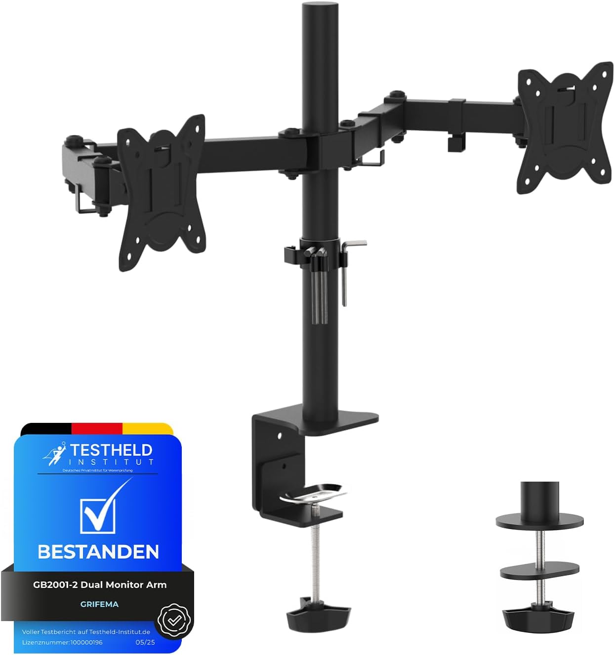 GRIFEMA GB2001-2 Braccio doppio 9 kg