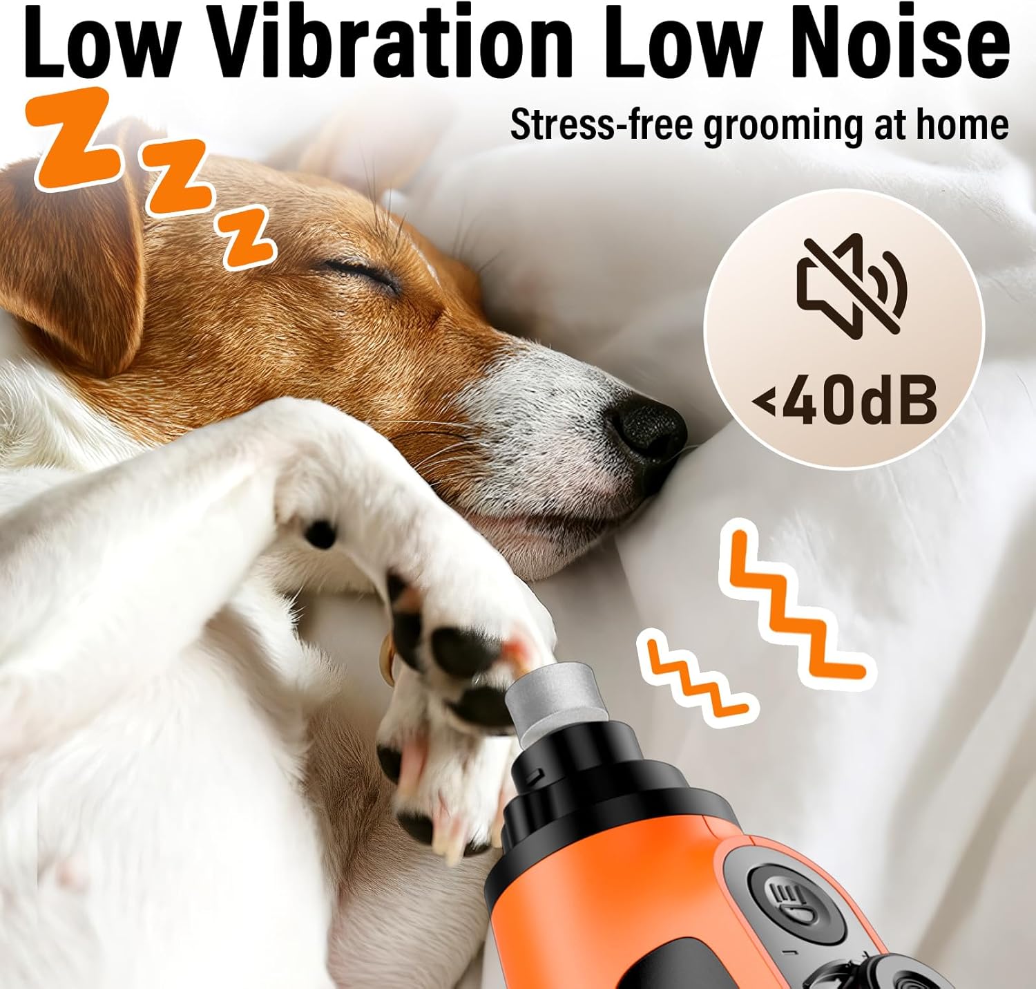 Thumbnail 3 de Casfuy Smarter Krallenschleifer für Hunde – 6-Gang, 2000 mAh Akku, LED-Beleuchtung, leise und wiederaufladbar