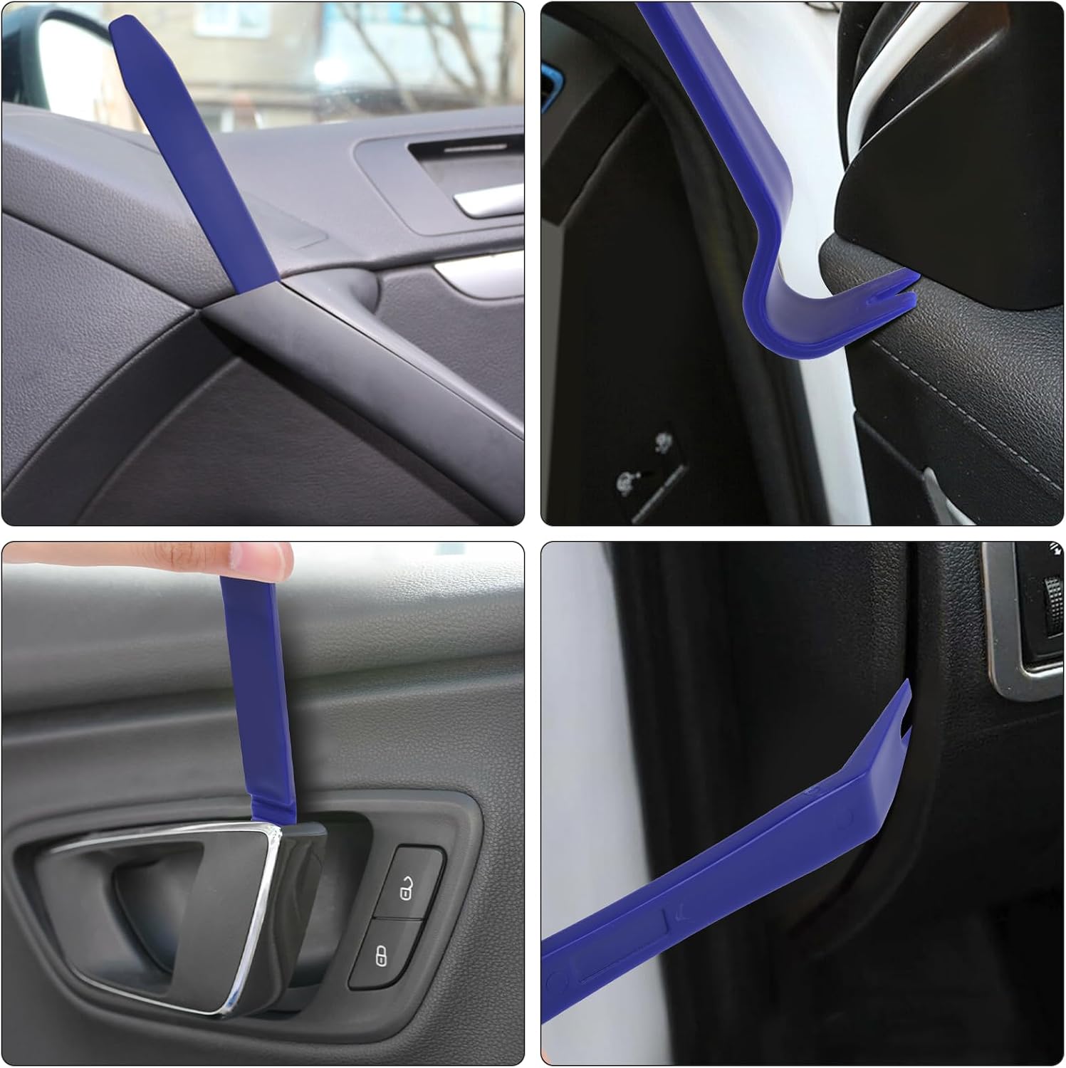 Detalle de AiQInu Car Removal Tool-5pcs auto-demontagegereedschap, PP, blauw